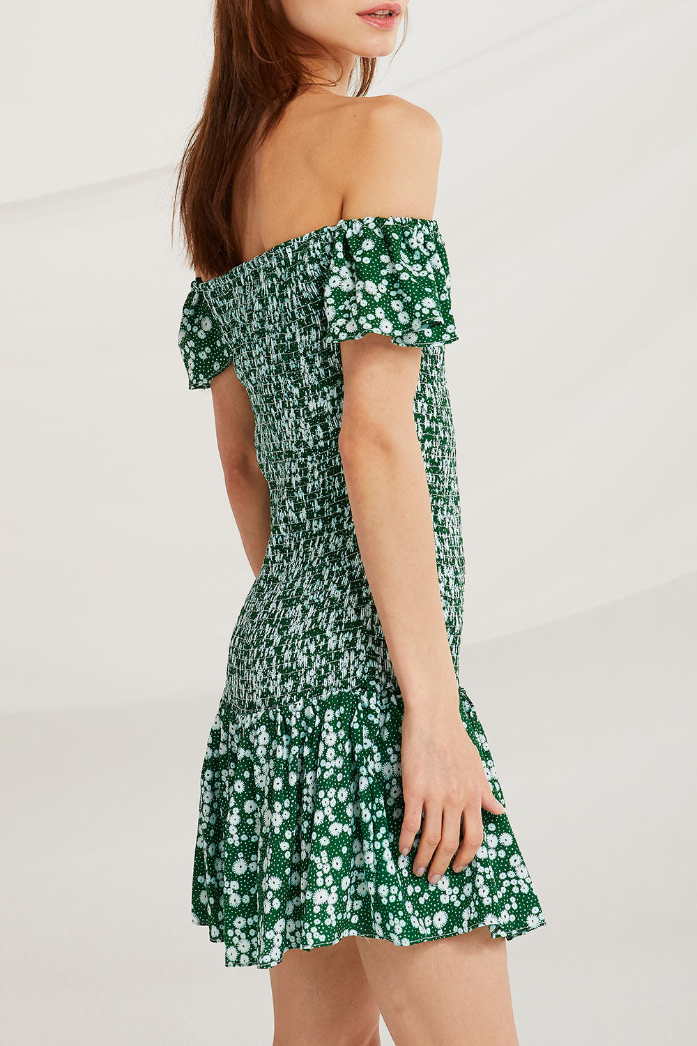 storets.com Marianna Smock Off Shoulder Dress