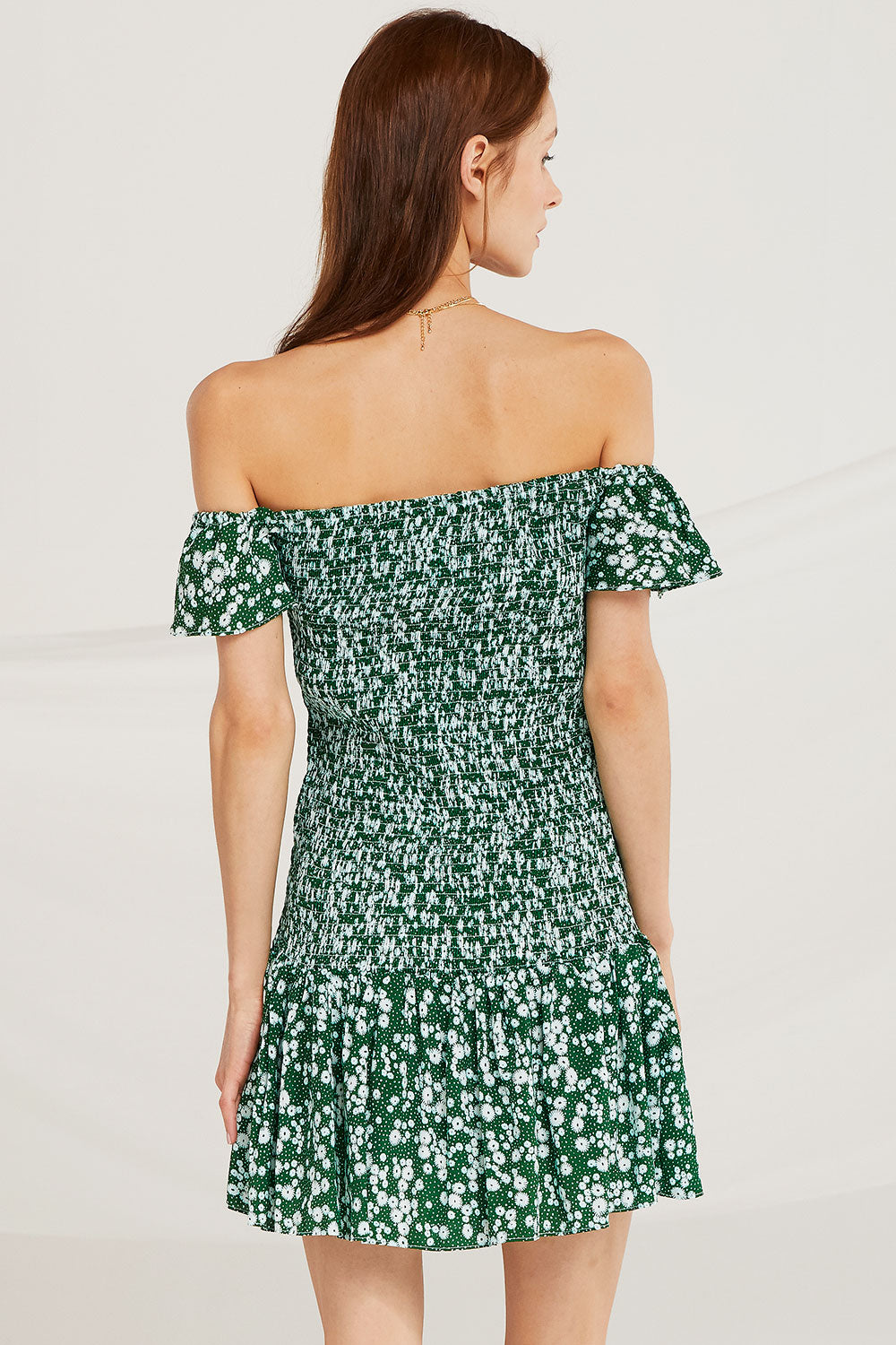 storets.com Marianna Smock Off Shoulder Dress