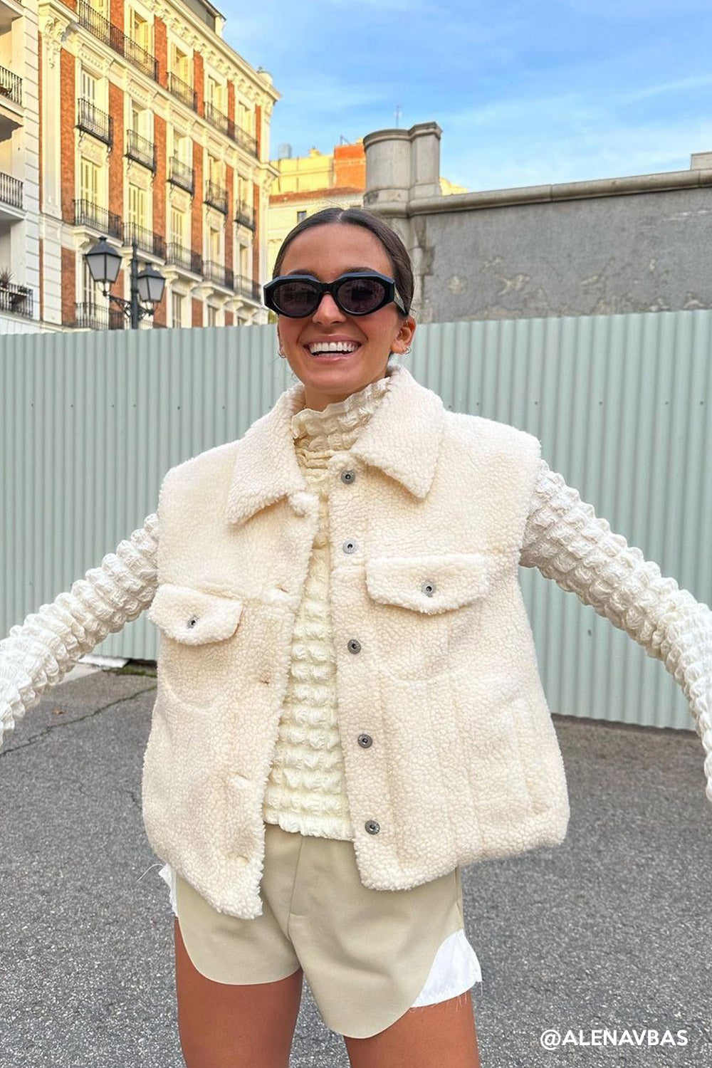 storets.com Cleo Borg Teddy Vest