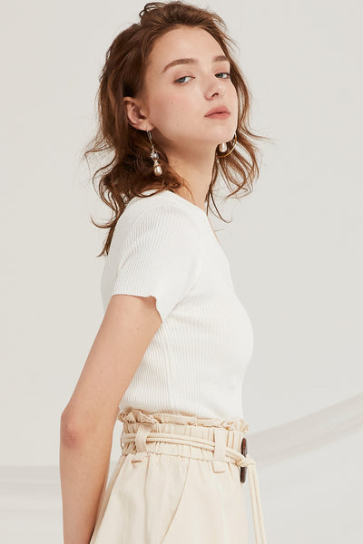 storets.com Cara One-Shoulder Knit Top