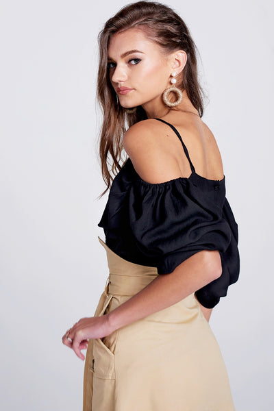 storets.com Sofia Cold Shoulder Blouse