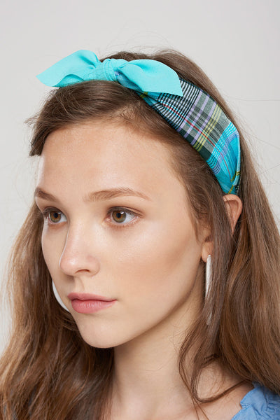 storets.com Plain Ribbon Checked Hairband