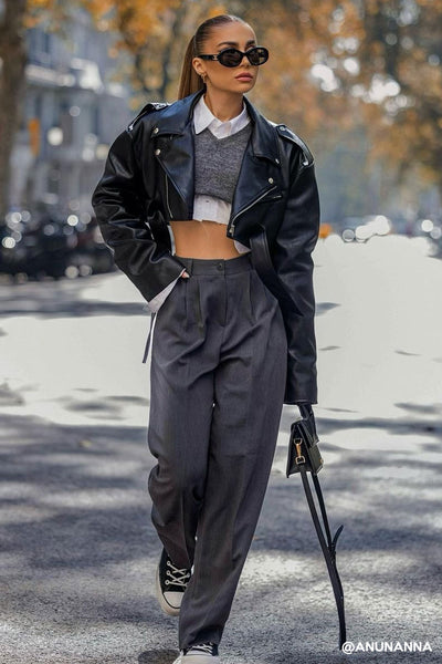 storets.com Emma Cropped Rider Jacket