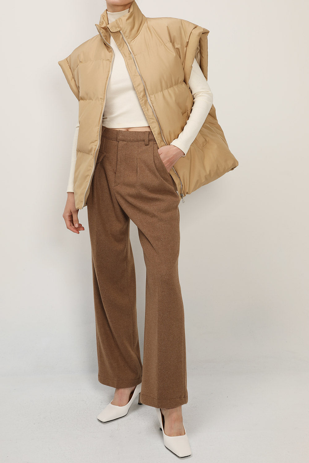 storets.com Sienna Oversized Puffer Vest