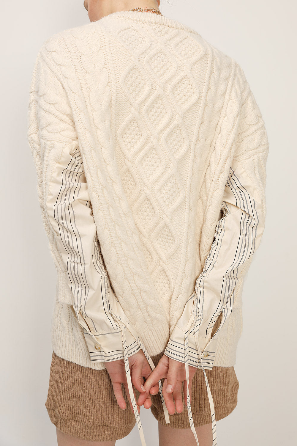 storets.com Kathy Shirt Combo Knit Pullover