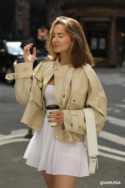 storets.com Naomi Oversized Pleather Jacket