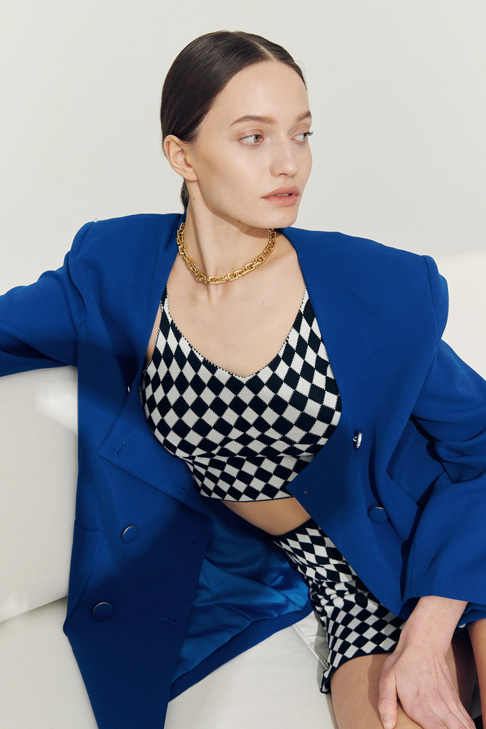 storets.com Re:born Sia Double Button Blazer