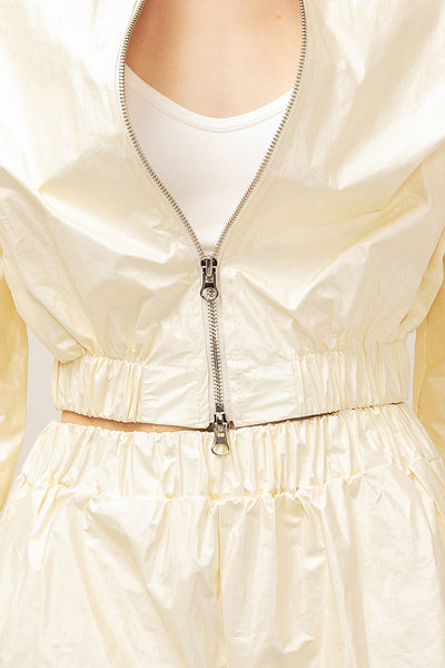 storets.com Sofia Crinkled Bomber Jacket