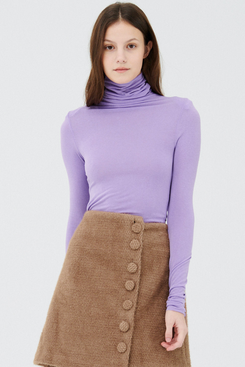 storets.com Zoe High Neck Long Sleeve Top