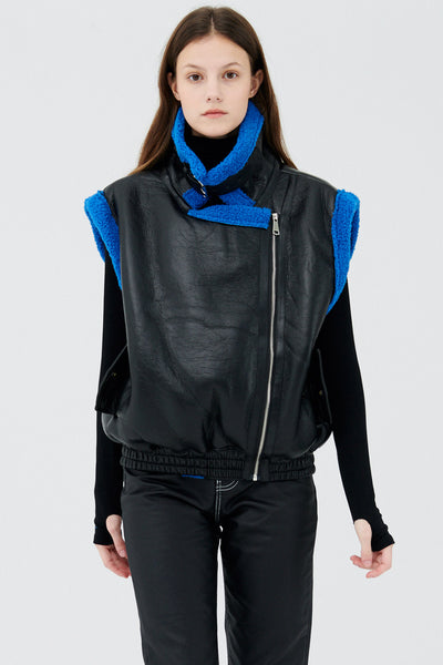 storets.com Arya Faux Shearling Vest