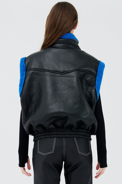 storets.com Arya Faux Shearling Vest