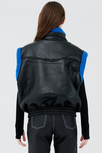 storets.com Arya Faux Shearling Vest