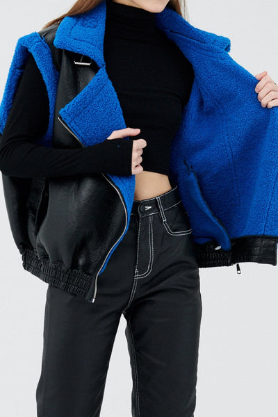 storets.com Arya Faux Shearling Vest