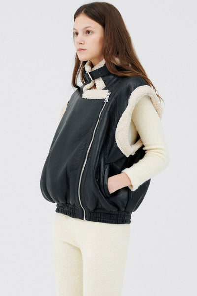 storets.com Arya Faux Shearling Vest