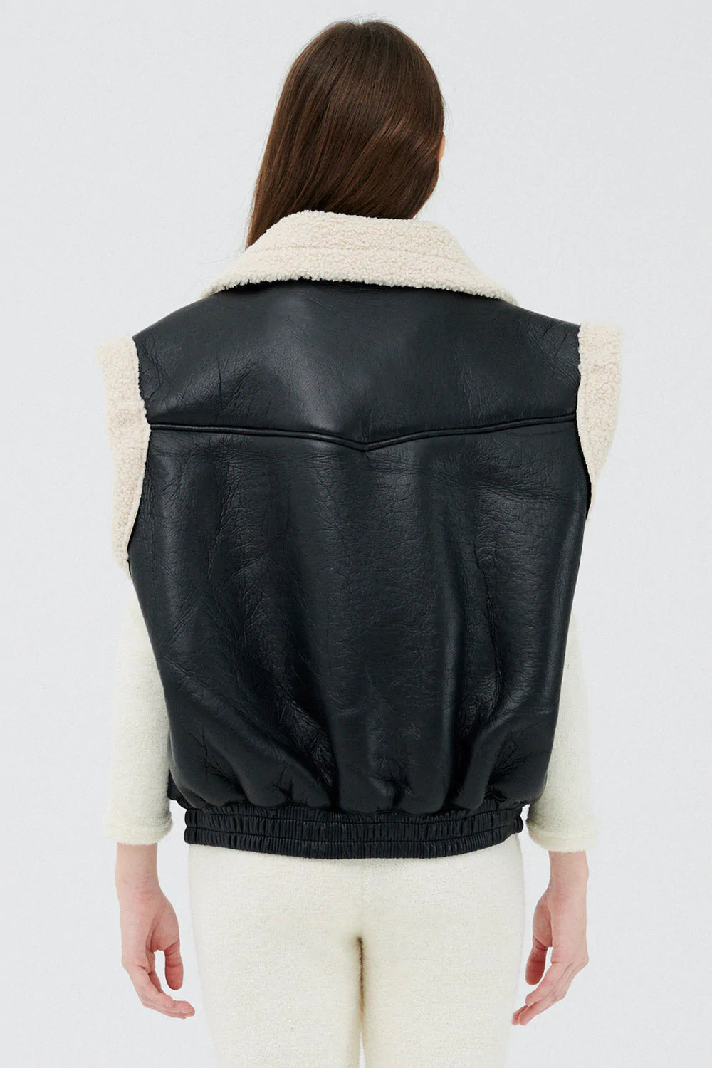storets.com Arya Faux Shearling Vest