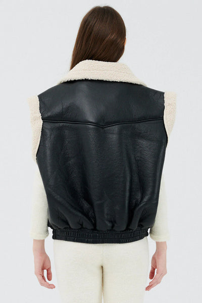 storets.com Arya Faux Shearling Vest