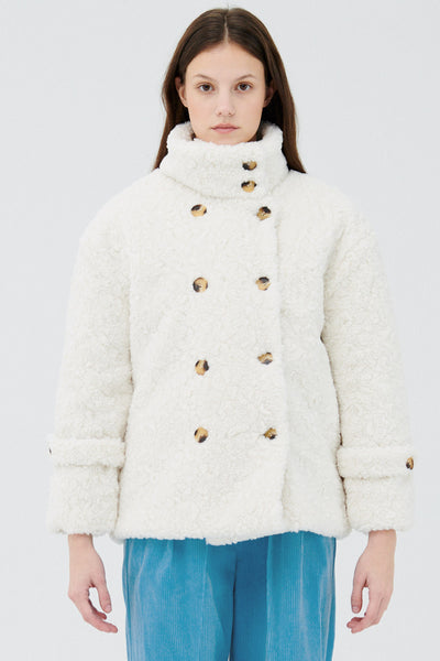 storets.com Emma Double Breasted Teddy Coat
