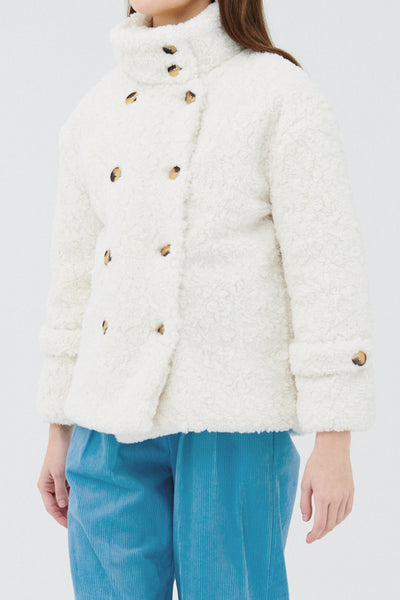 storets.com Emma Double Breasted Teddy Coat