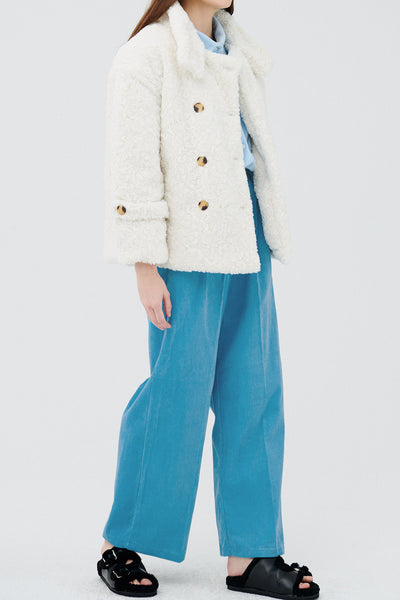 storets.com Emma Double Breasted Teddy Coat