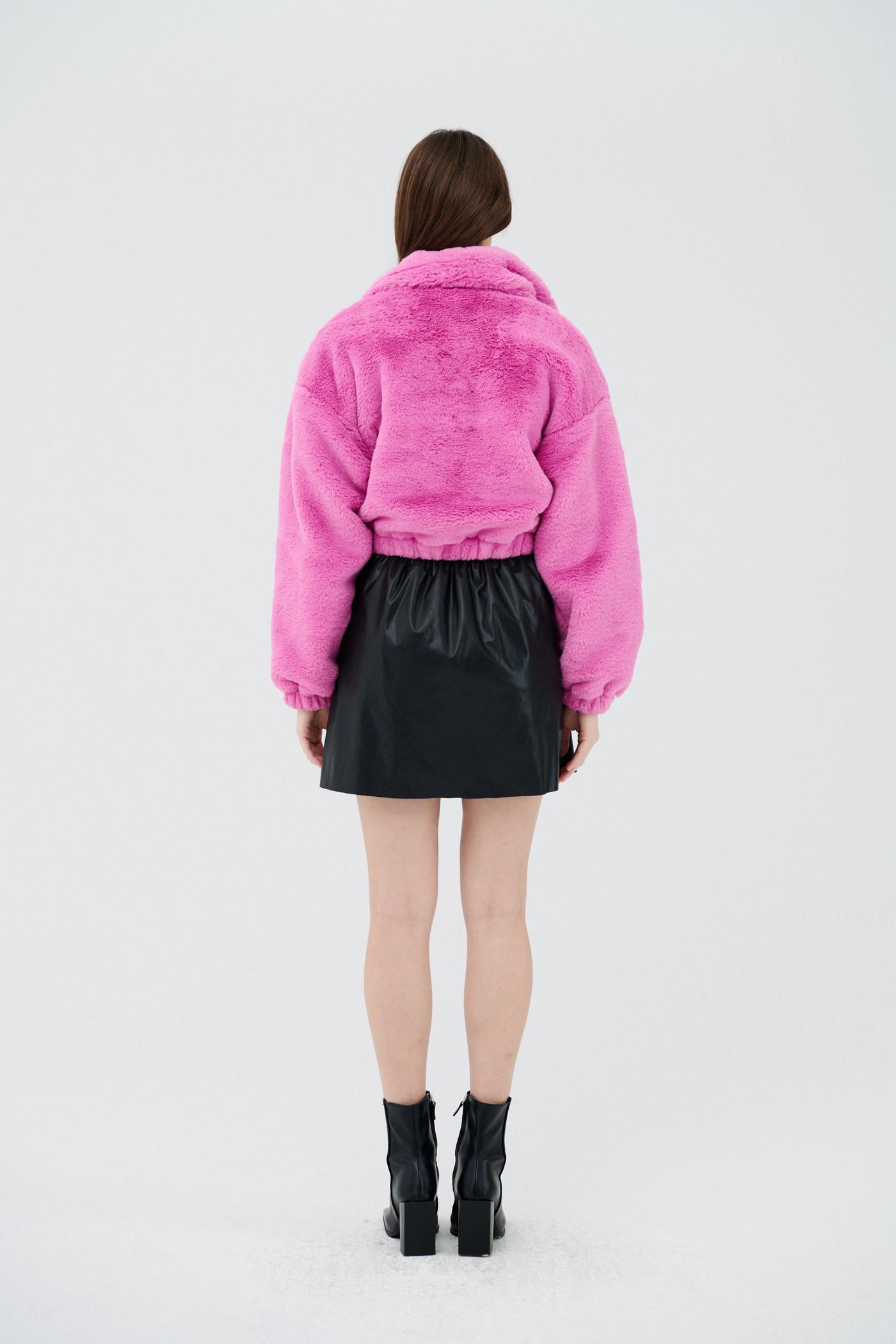 storets.com Iris Faux Fur Bomber Jacket