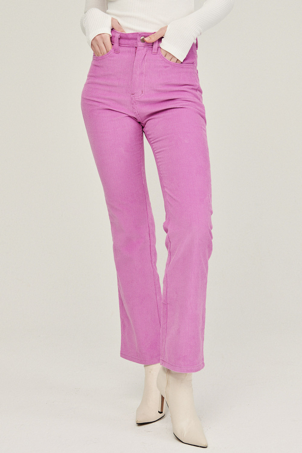 storets.com Monina High Waist Corduroy Pants