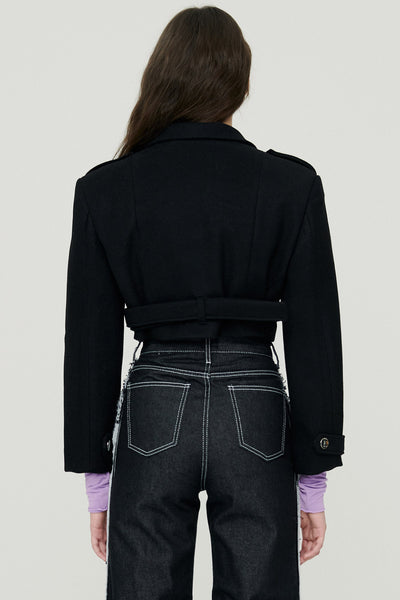 storets.com Bexy Rider Jacket w/ Belt