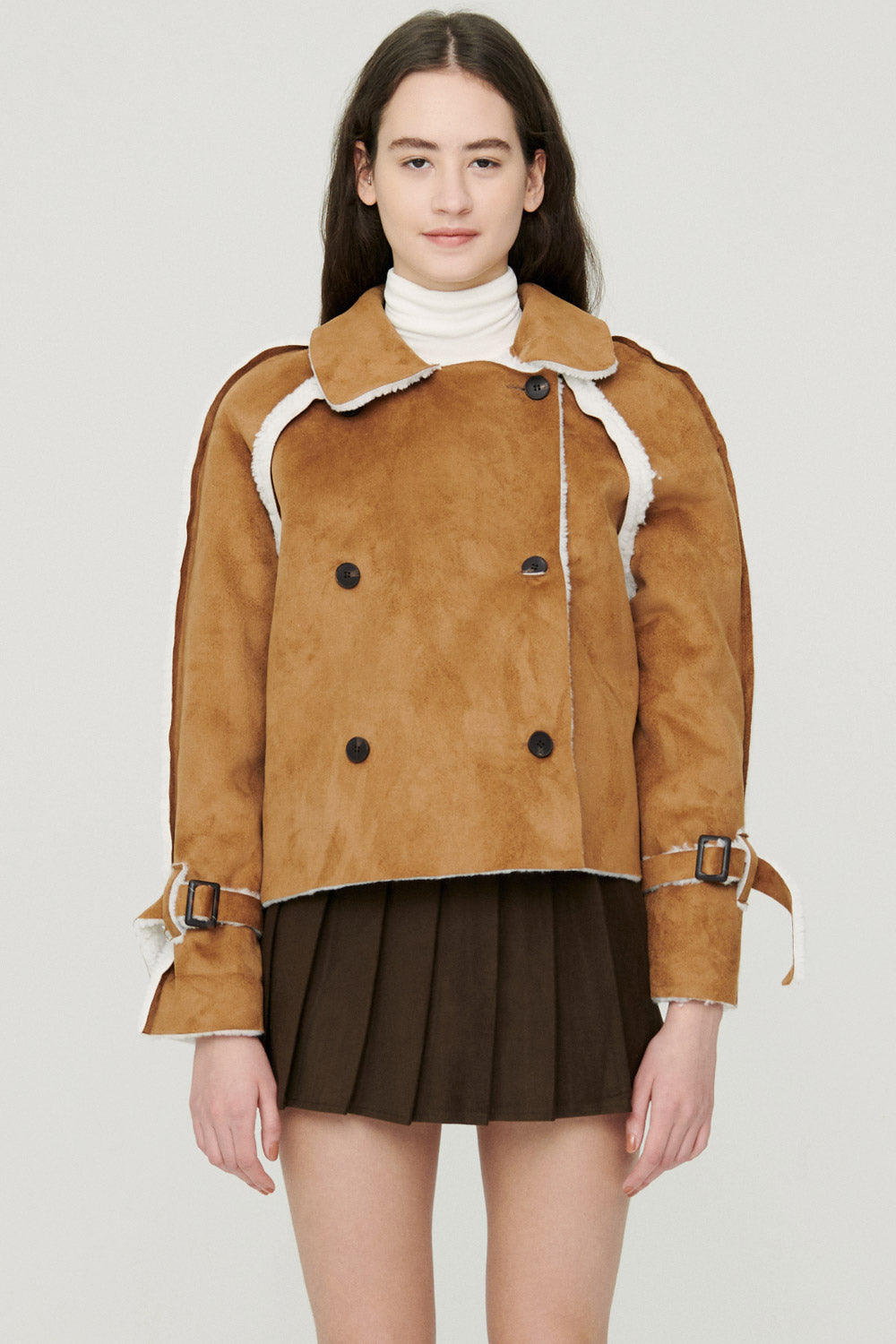 storets.com Sybil Shearling Oversize Jacket