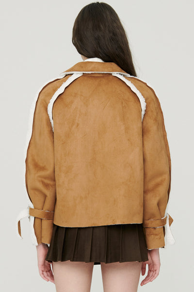 storets.com Sybil Shearling Oversize Jacket