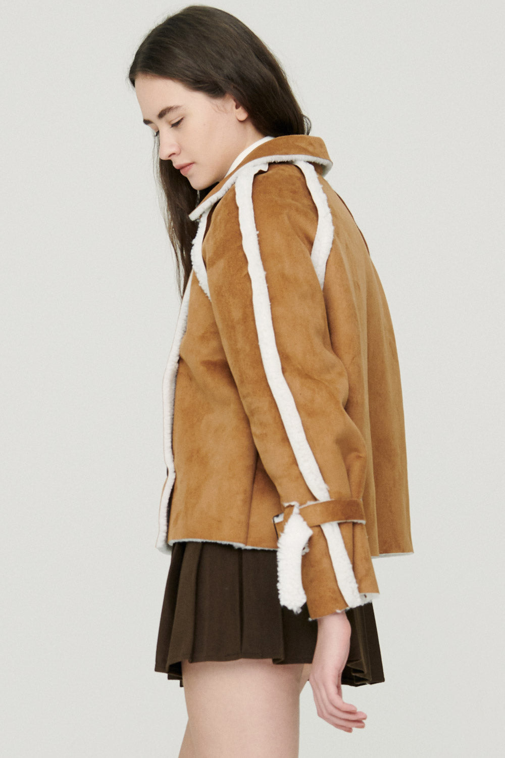 storets.com Sybil Shearling Oversize Jacket