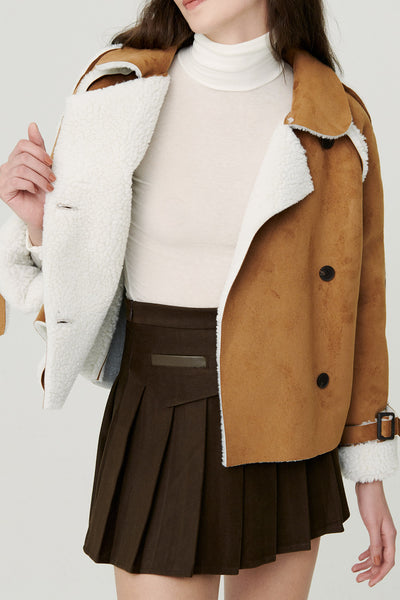 storets.com Sybil Shearling Oversize Jacket
