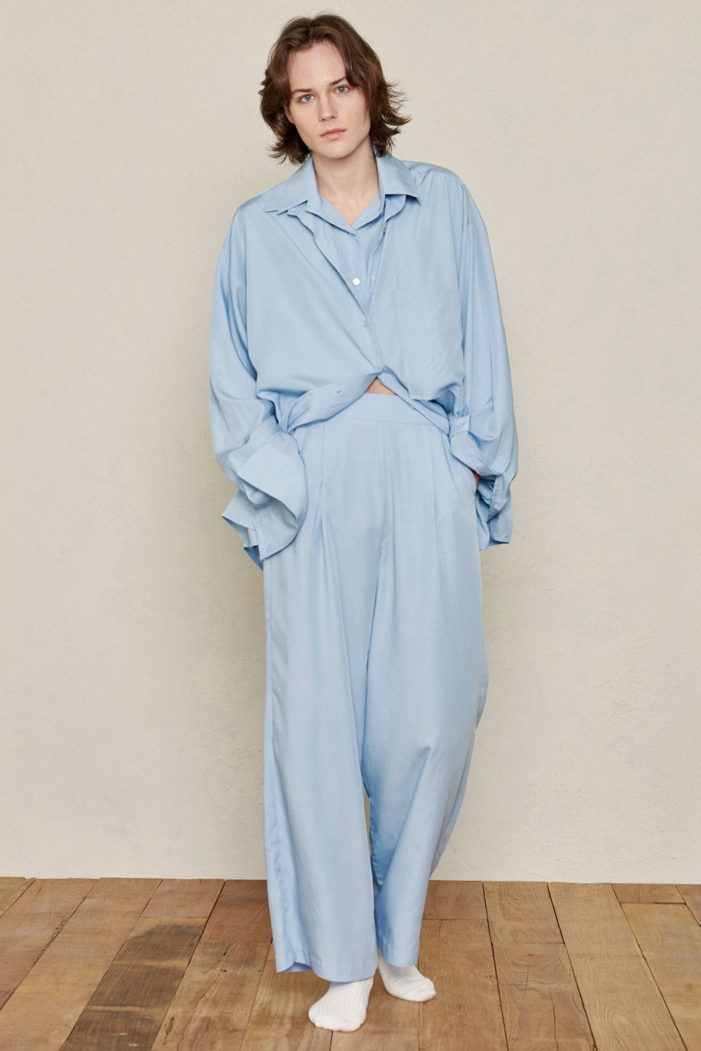 storets.com Multi-Way Layered Bamboo Shirt