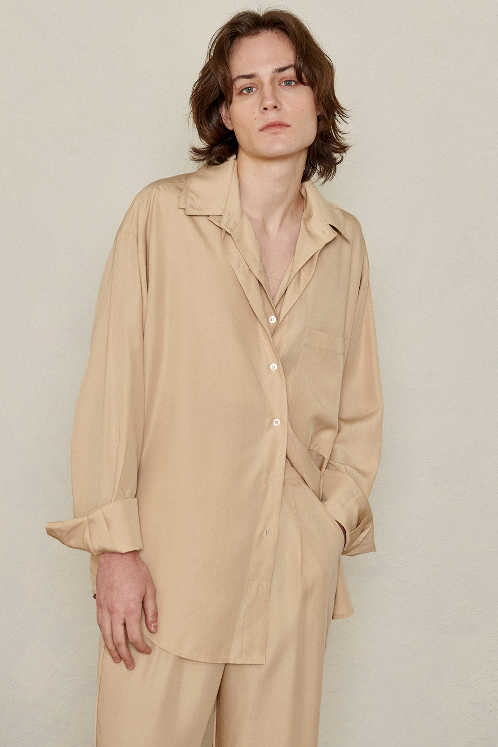 storets.com Multi-Way Layered Bamboo Shirt