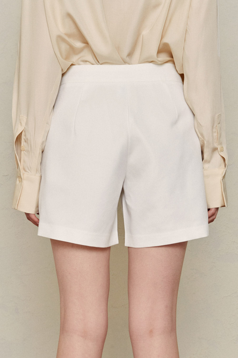 storets.com Recycled Poly Pintucked Shorts