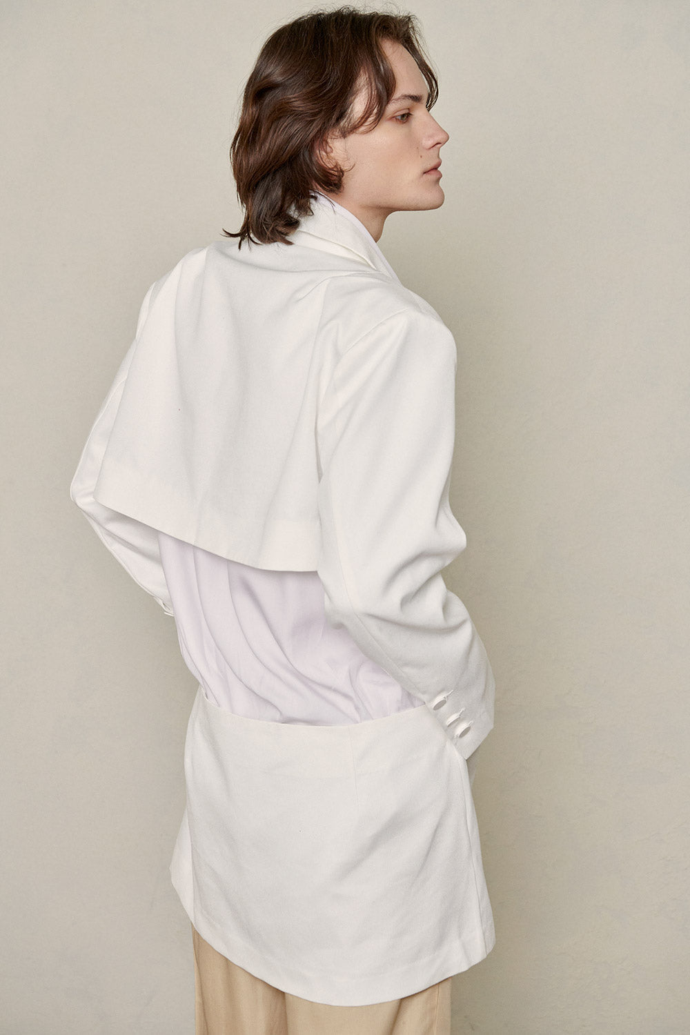 storets.com Recycled Poly Cut-Out Blazer