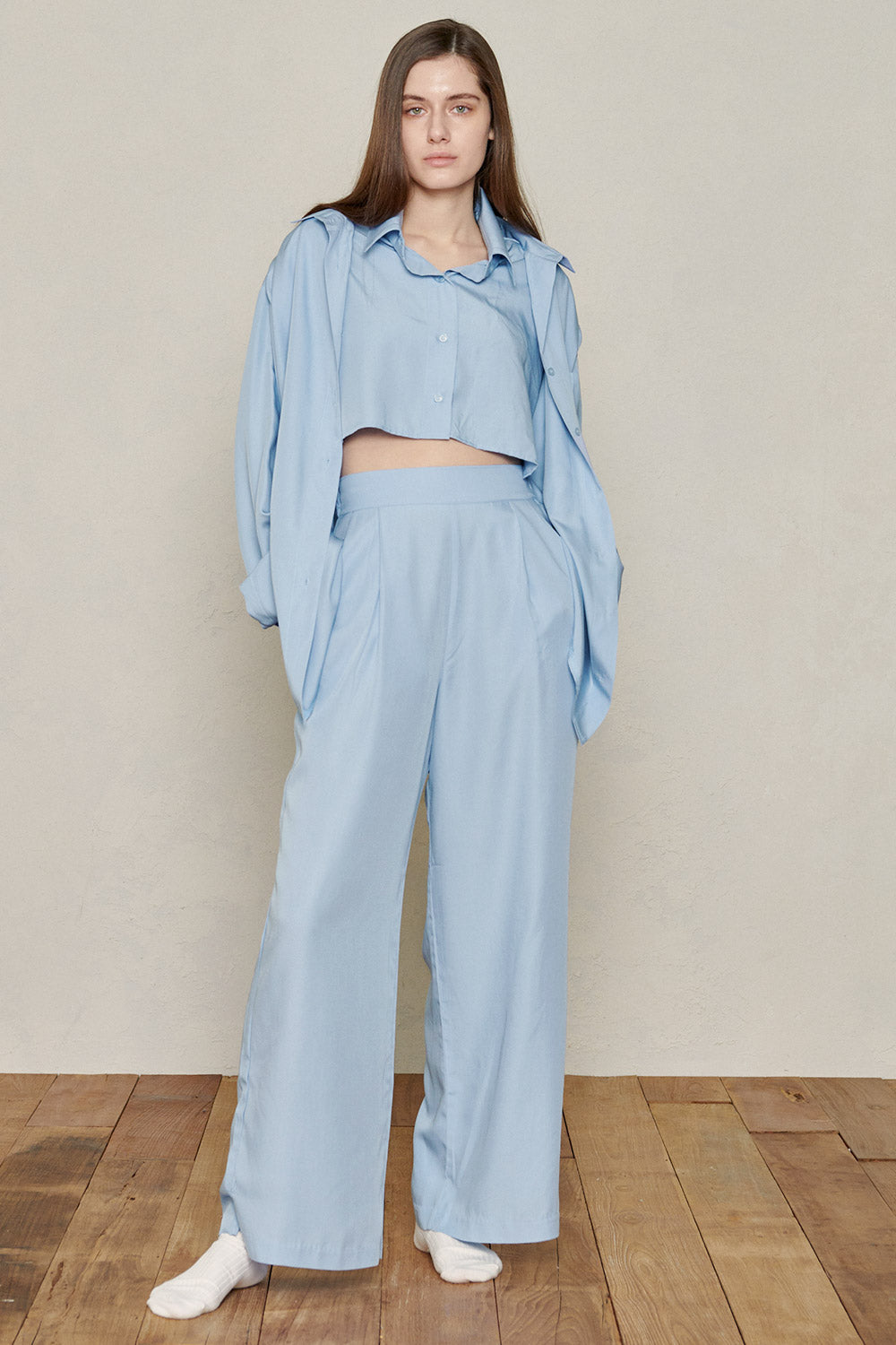 storets.com Multi-Way Layered Bamboo Shirt