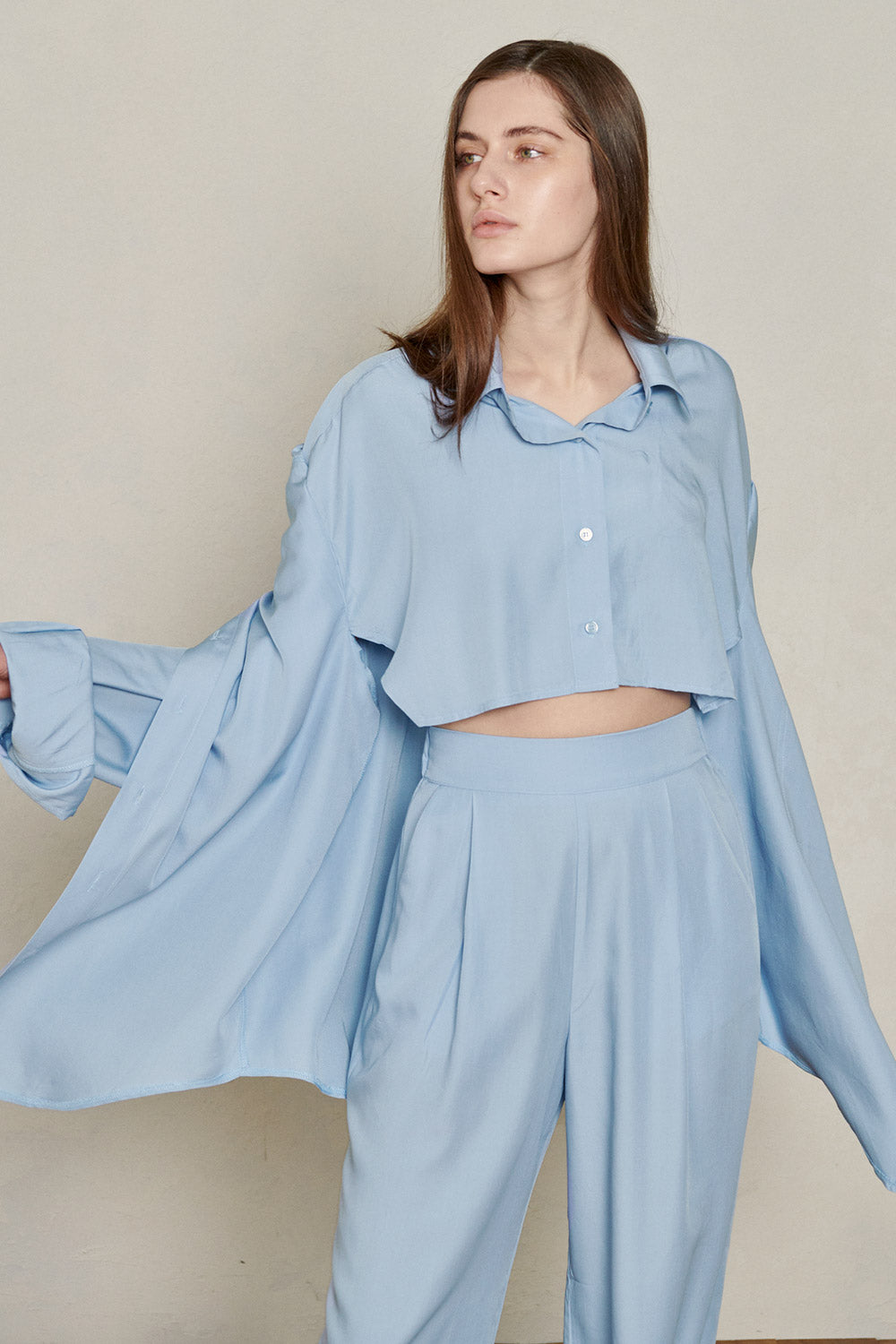 storets.com Multi-Way Layered Bamboo Shirt