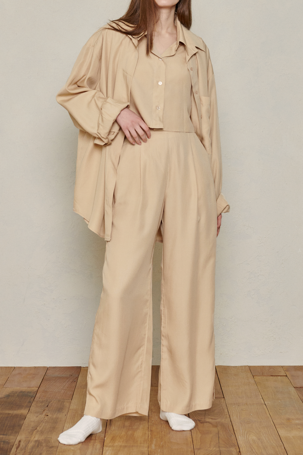 storets.com Multi-Way Layered Bamboo Shirt