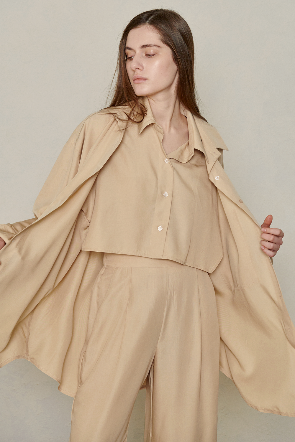 storets.com Multi-Way Layered Bamboo Shirt