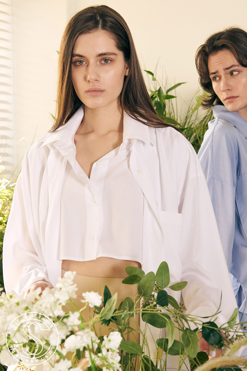 storets.com Multi-Way Layered Bamboo Shirt