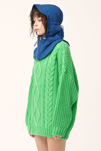 storets.com Hooded Puffer Neckwarmer