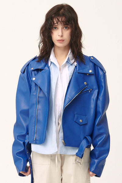 storets.com Emma Pleather Rider Jacket