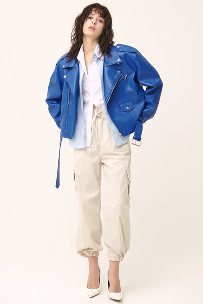 storets.com [NEW] Emma Pleather Rider Jacket