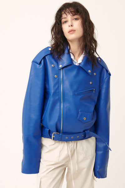 storets.com [NEW] Emma Pleather Rider Jacket