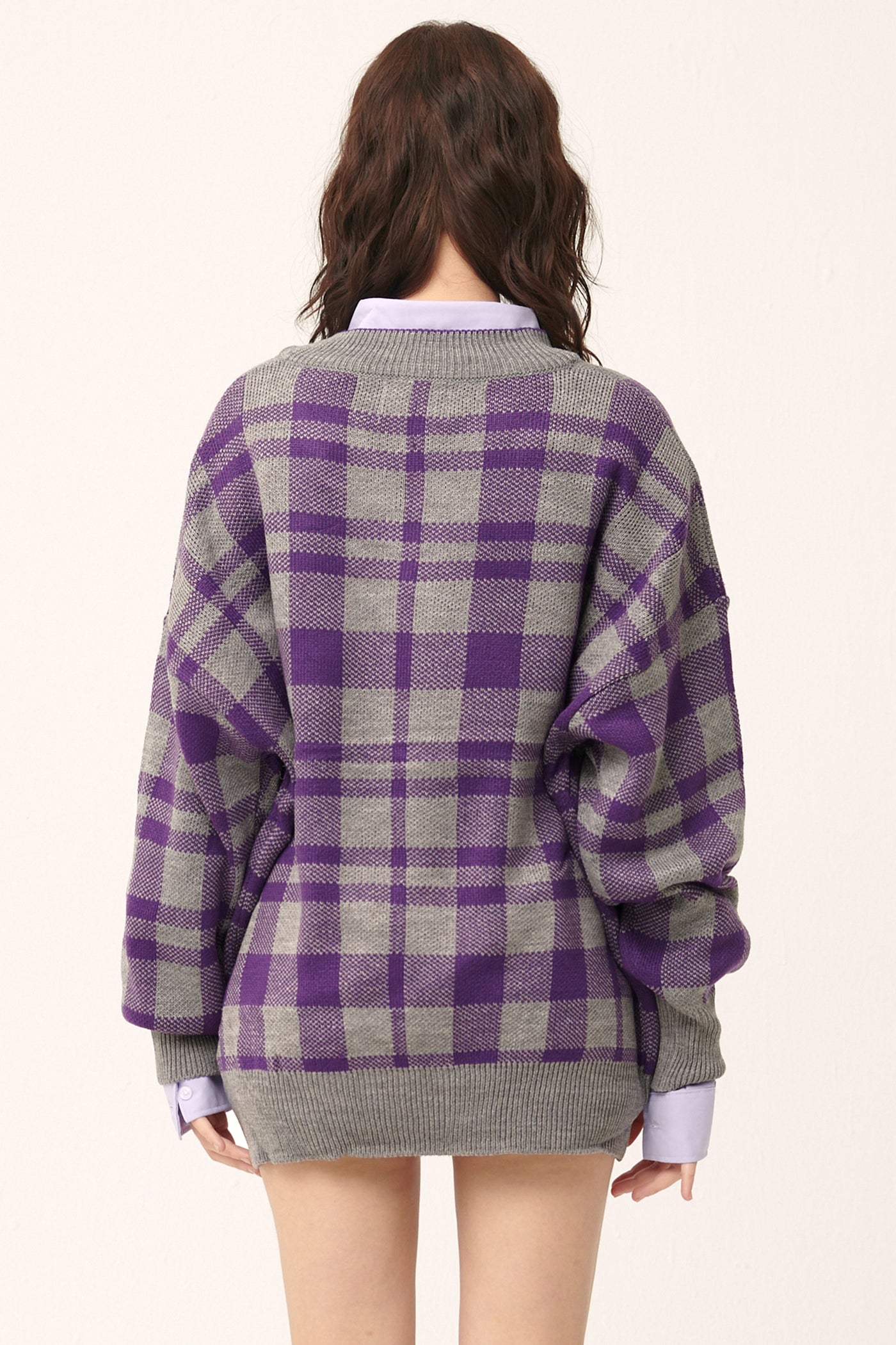 storets.com [NEW]Alexis Oversized Sweater in Plaid
