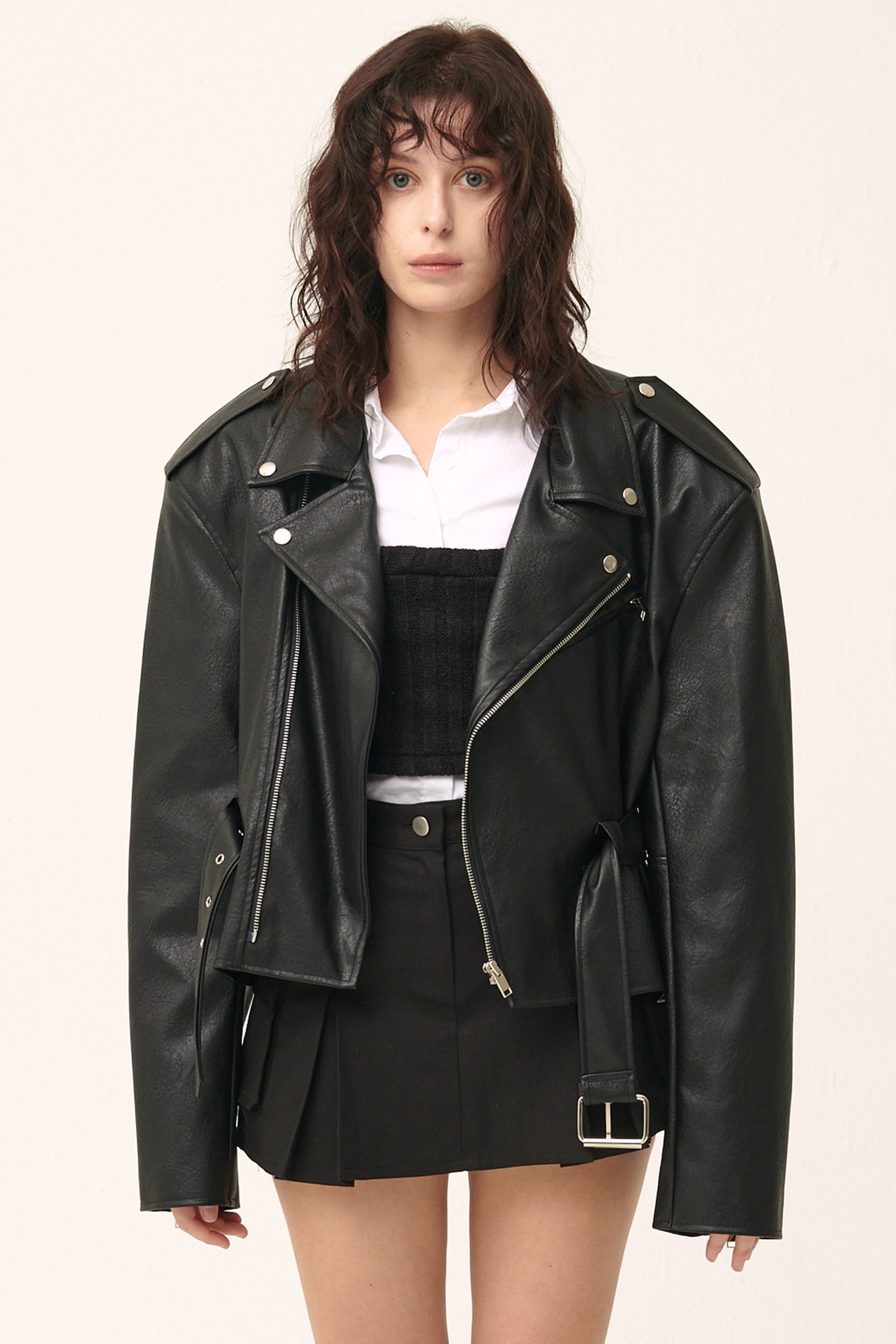 storets.com [NEW]Megan Oversized Rider Jacket