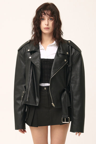 storets.com [NEW]Megan Oversized Rider Jacket