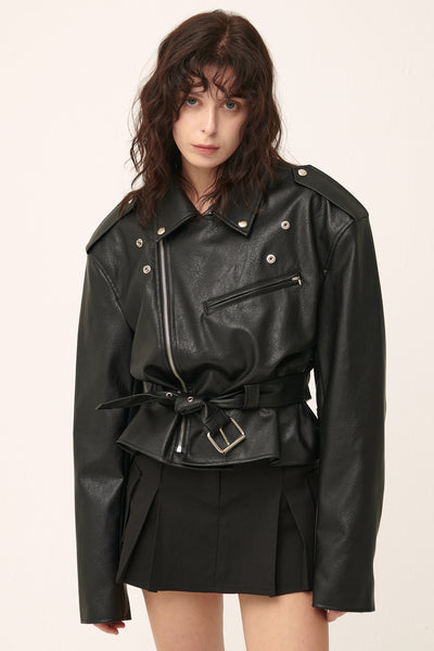 storets.com [NEW]Megan Oversized Rider Jacket