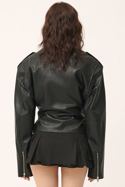 storets.com [NEW]Megan Oversized Rider Jacket