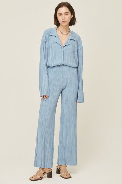 storets.com Maria Flared Leg Plisse Pants