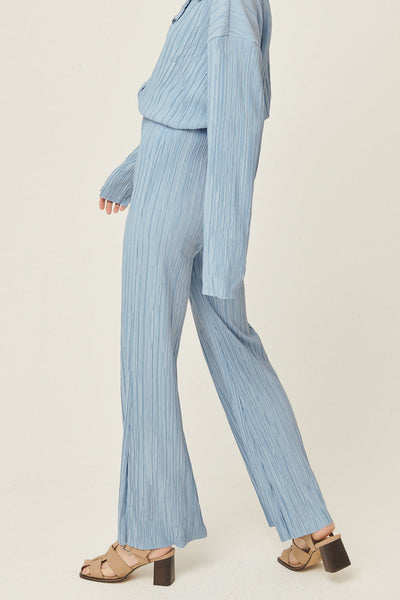 storets.com Maria Flared Leg Plisse Pants